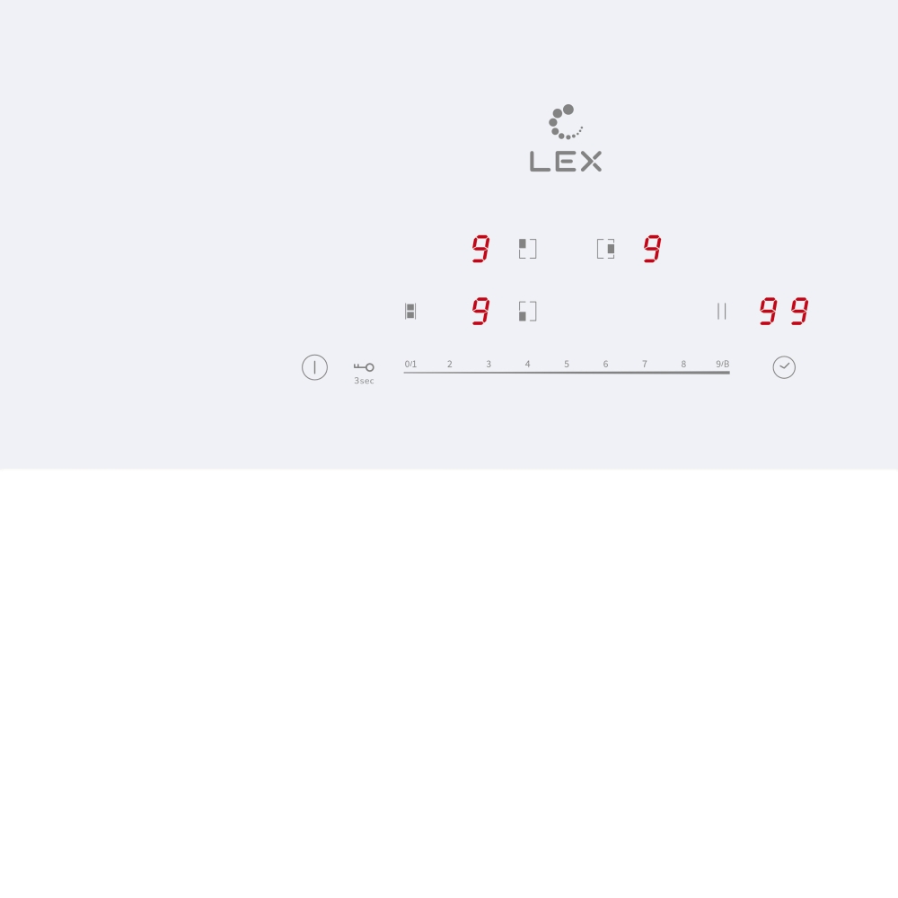 Товар Индукционная панель Варочная панель индукционная LEX EVI 431A WH