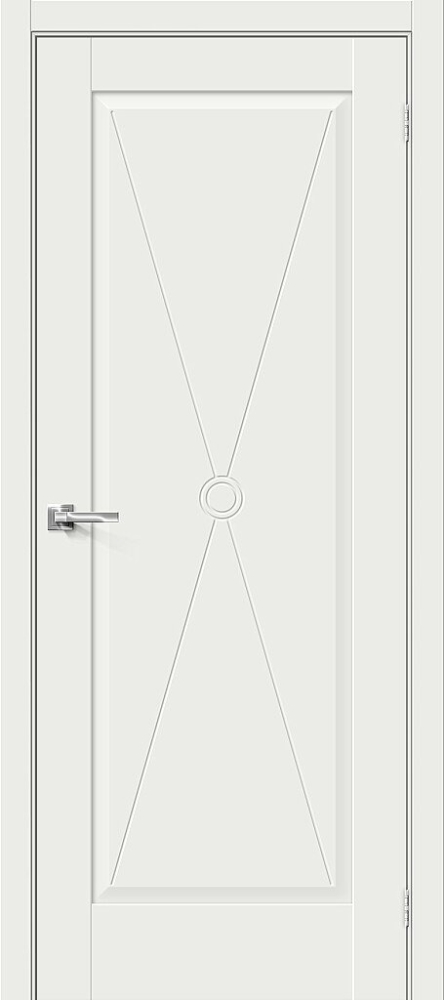 Межкомнатная дверь Прима-10.Ф2 White Matt BR5113