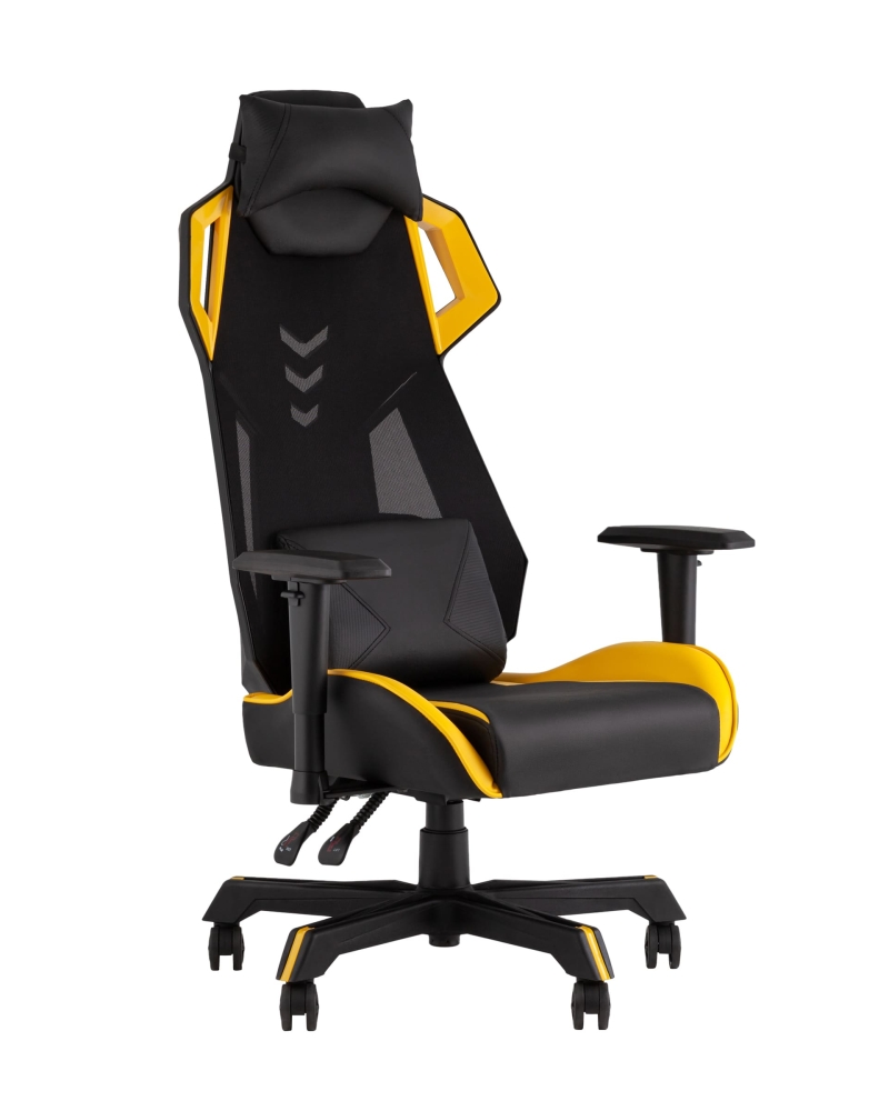 Кресло спортивное TopChairs Рэтчэт желтый SG11002