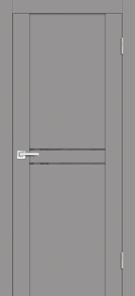Межкомнатная дверь PST-4 серый бархат