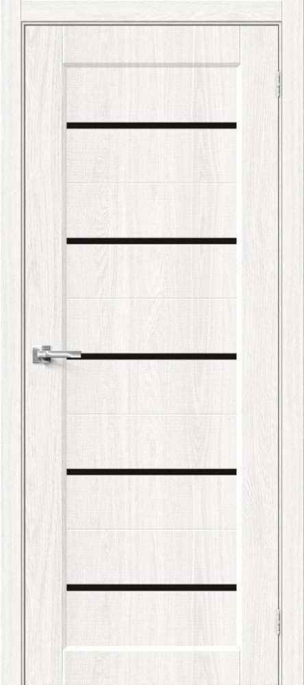 Межкомнатная дверь Мода-22 Black Line White Dreamline BR4050
