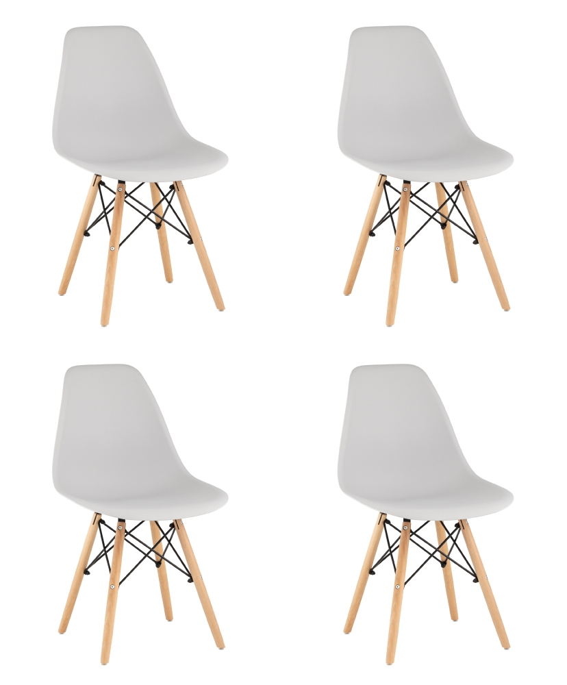 Стул Eames Style DSW светло-серый x4 SG4678