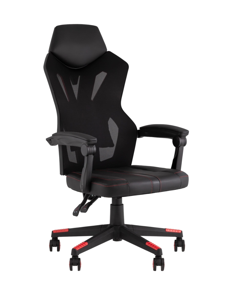 Кресло спортивное TopChairs Айронхайд красный SG11001