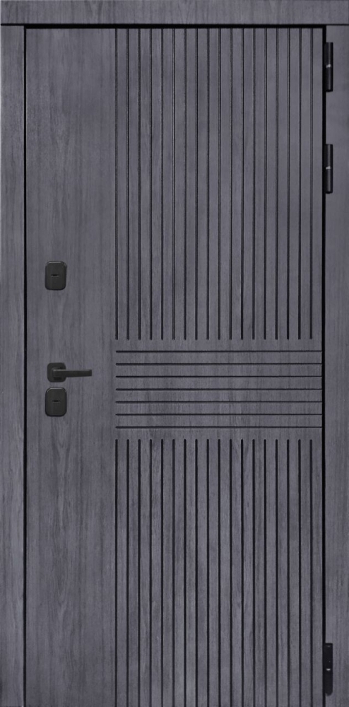 Фото Дверь ДвериПРО Берген СБ-1 (лак. белое, 16мм, беленый дуб) DPRO196029