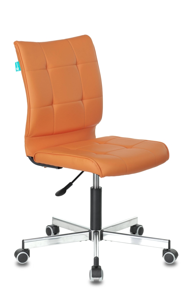 Кресло Бюрократ CH-330M/OR-20 без подлокотников оранжевый сиденье оранжевый искусственная кожа крестовина металл SG3668