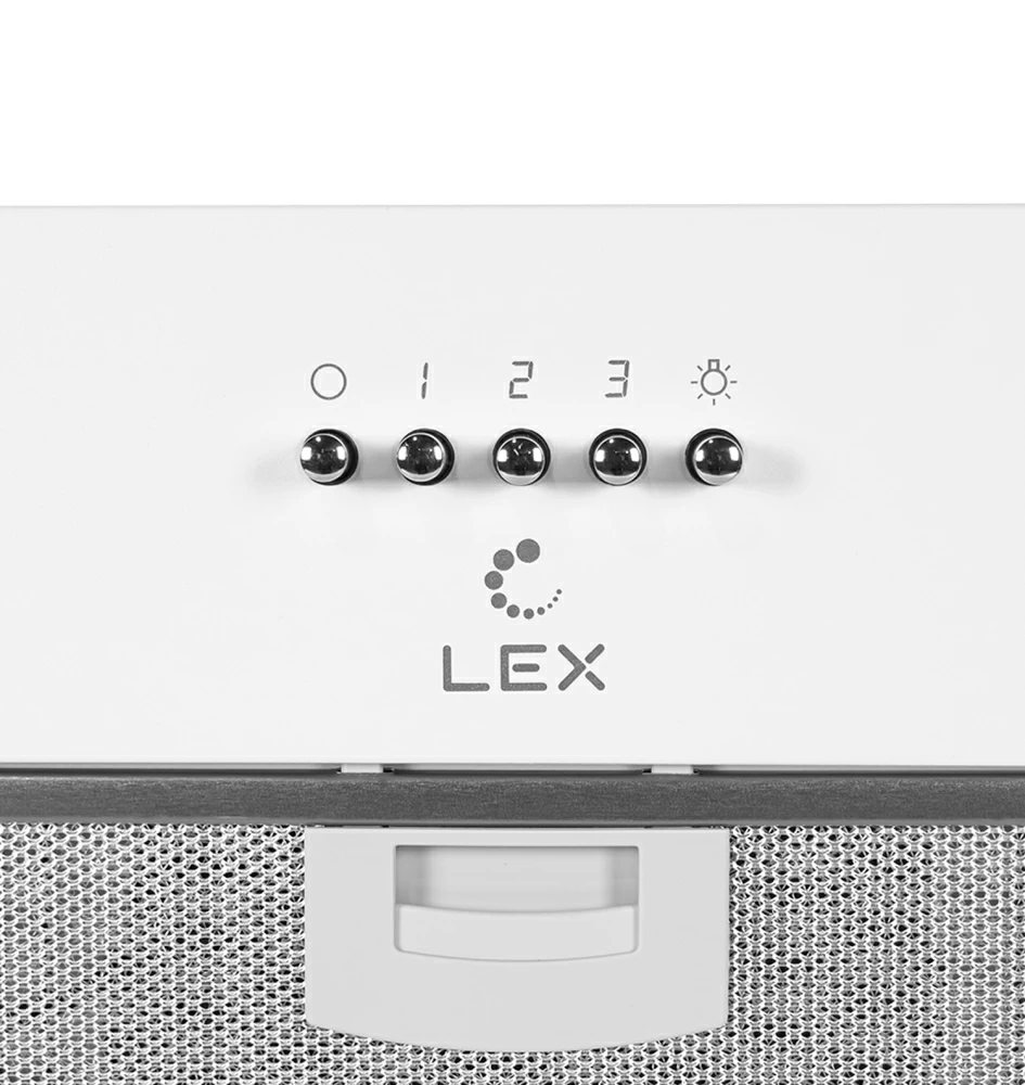 Товар Встраиваемая вытяжка Вытяжка кухонная встраиваемая LEX Ghost 600 White