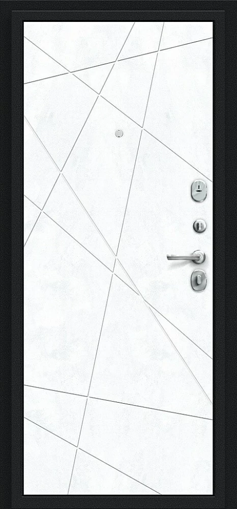 Товар Дверь Граффити-5 Букле черное/Snow Art BR4836