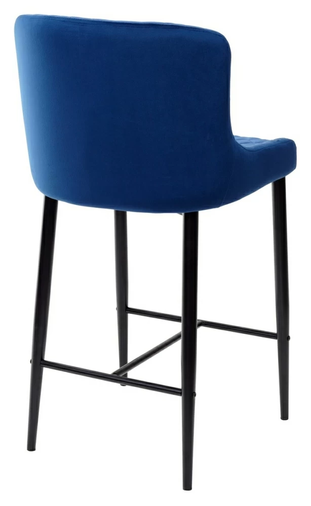 Товар OLD Барный стул ARTEMIS глубокий синий, велюр G108-67 (H=65cm) М-City MC63911