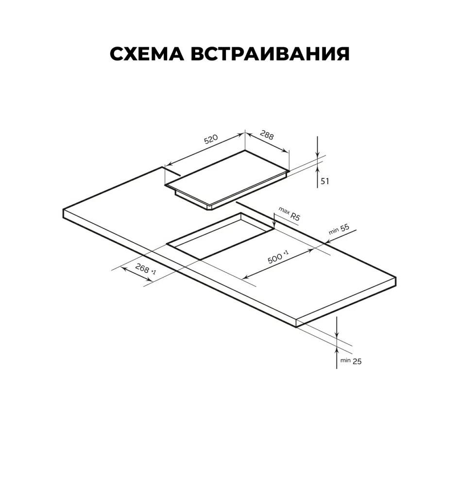 Товар Электрическая панель Варочная панель электрическая LEX EVH 320M BL