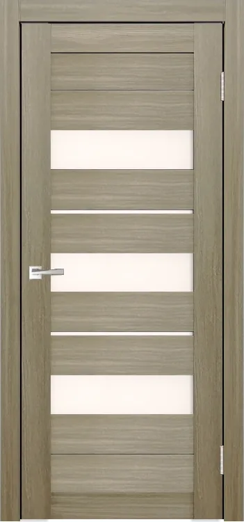 Фото Межкомнатная дверь Легенда X-7 Тон Неаполь Остекление Сатинат белое